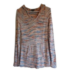 Eddie bauer hooded knit sweater size M